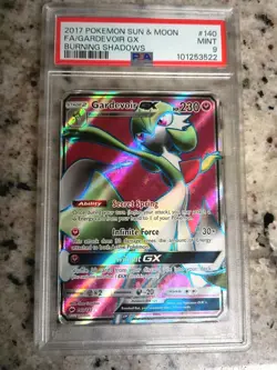 2017 Pokemon Sun and Moon Burning Shadows Full Art #140 Gardevoir GX PSA 9 - Image 1