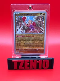 Hitmonchan Reverse Holo NM 107/165 Scarlet & Violet 151 Pokemon TCG Card - Image 1