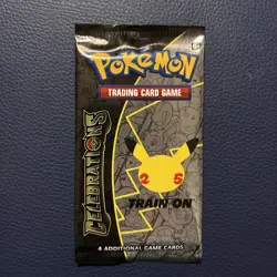 X1 Pokemon 25th Anniversary Celebrations Booster Pack New And Factory Sealed - Image 1