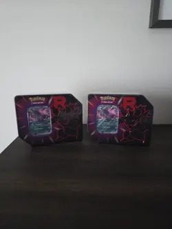 Pokemon TCG Destined Rivals Team Rocket Tin - Nidoking Factory Sealed (2) - Image 1