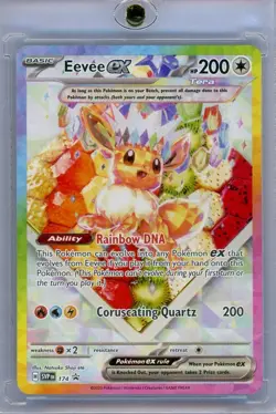 Pokemon Eevee ex 174 Black Star Promo Prismatic Evolutions B - Image 1