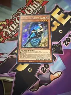 Yu-Gi-Oh! Spenta, the Magistus Sealer - BPRO Secret Rare 1st Edition Near Mint - Image 1