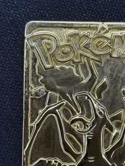 Pokemon Burger King Charizard #06 Trading Card 23K Gold-Plated 1999 - Image 2