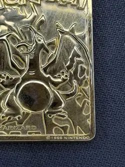 Pokemon Burger King Charizard #06 Trading Card 23K Gold-Plated 1999 - Image 4