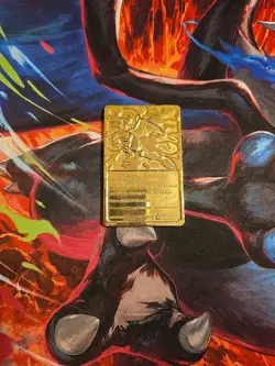 1999 Pokemon 23K Gold Plated Charizard Card #06 - Nintendo Burger King - Image 4