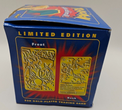 Pokemon - 1999 - Charizard 23k Gold Plated Card - Burger King - Complete - Image 5