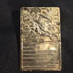 Nintendo Pokemon Charizard Gold Collectible Card 1999 Burger King - Image 2