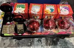 Pokemon Burger King 23k Gold Plated Card 1999 Full Set- 3 Sealed with Charizard - Image 1