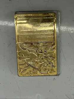 1999 Charizard Pokemon Trading Card 24K Gold Plated, Limited Edition Burger King - Image 4
