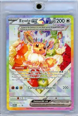 Pokemon Eevee ex 174 Black Star Promo Prismatic Evolutions - Image 1