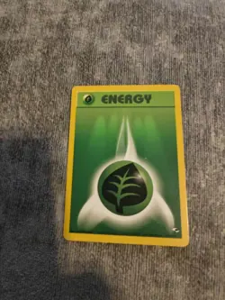 Pokemon TCG Grass Energy Gym Heroes 129/132 Regular Unlimited Common WOTC NM - Image 1