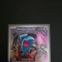 Pokemon Center Stamped Promo Destined Rivals Team Rocket’s Wobbuffet SVP 203 - Image 2
