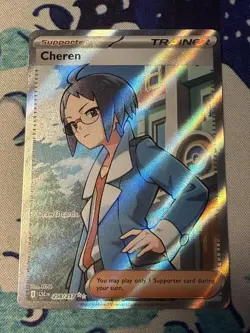Pokemon Ascended Heroes Cheren Full Art Ultra Rare 258/217 English NM - Image 1