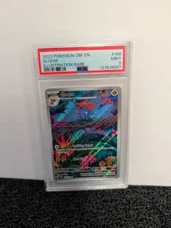 Gloom 198/197: Obsidian Flames PSA 9 2023 Pokemon - Image 1