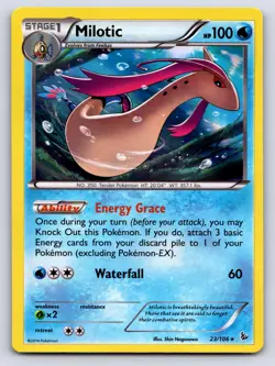 Milotic 23/106 Holo Rare Flashfire Pokemon Holo Lightly Played - Image 1