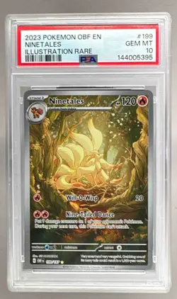 2023 Pokemon SV Obsidian Flames - OBF EN 199 Ninetales PSA 10 144005395 - Image 1