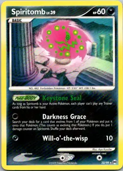 Spiritomb 32/99 Rare Arceus Pokemon Near Mint - Image 1