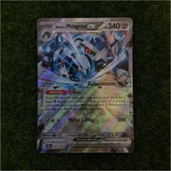 Pokemon Steven's Metagross ex 145/182 Double Rare SV10 340 HP Holo English - Image 1