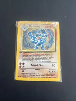 Pokemon TCG Machamp Base Set 8/102 Holo Unlimited Holo Rare - Sealed - Image 1