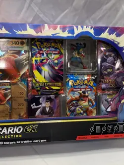 Pokemon TCG: Mega Lucario ex Premium Figure Collection Box Sealed New - Image 3