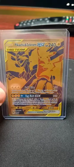 2021 Pokemon Sun & Moon Black Star Promo Pikachu Zekrom GX #SM248 - Image 1