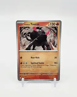 Paldean Tauros Uncommon Pokemon TCG Surging Sparks 18/191 - Image 1