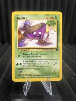 Grimer 57/82 - Team Rocket Unlimited Edition - WOTC Pokemon LP - Image 1