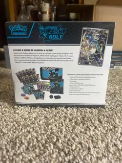 Pokemon TCG S&V Black Bolt Elite Trainer Box Brand New! Sealed! - Image 2
