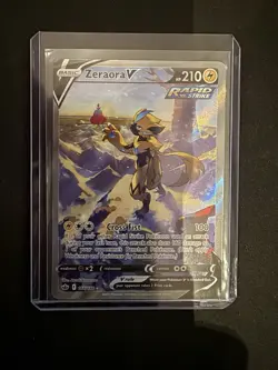 Pokemon Zeraora V Ultra Rare Full Art Holo 166/198 Chilling Reign 210 HP - Image 1