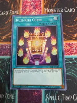 Yugioh Kuji-Kiri Curse MP21-EN028 Super Rare 1st Edition Near Mint - Image 1