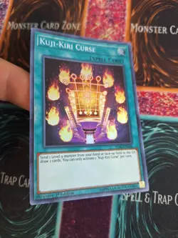 Yugioh Kuji-Kiri Curse MP21-EN028 Super Rare 1st Edition Near Mint - Image 2
