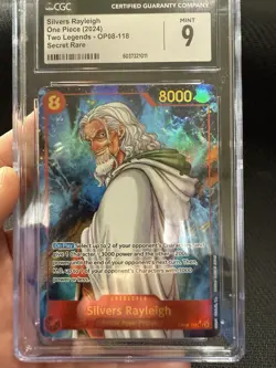 Silvers Rayleigh OP08-118 English Secret Rare Foil Near Mint - Image 2