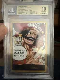 BGS 10 DON!! Gol.D.Roger GOLD - One Piece - Carrying on His Will OP13 - Image 1