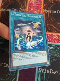 Yugioh Sky Striker Mecha - Hornet Drones DASA-EN033 Super Rare 1st Edition NM - Image 2