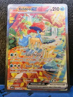 Pokemon TCG Keldeo EX SIR White Flare Card 167/086 - Image 1