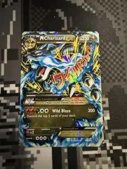 Pokemon TCG Mega M Charizard EX Flashfire Holo Ultra Rare Card 69/106 - Image 1