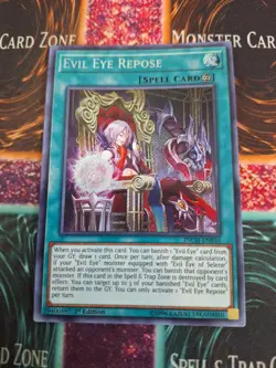 Yugioh Evil Eye Repose INCH-EN036 Secret Rare 1st Edition Near Mint - Image 1