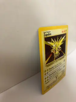 Zapdos 16/102 Base Set Holo Rare Pokemon Card WOTC 1999 LP/MP - Image 4