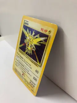 Zapdos 16/102 Base Set Holo Rare Pokemon Card WOTC 1999 LP/MP - Image 5