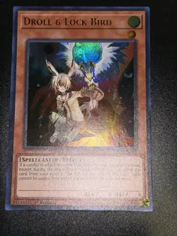 Yugioh Droll & Lock Bird - RA02-EN006 - Ultra Rare - 1st Edition NM - Image 1