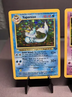 Pokemon TCG Jungle Set Lot of 3 Card - Holo Rare Venomoth Vaporeon Mr. Mime WOTC - Image 2