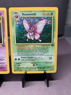 Pokemon TCG Jungle Set Lot of 3 Card - Holo Rare Venomoth Vaporeon Mr. Mime WOTC - Image 4