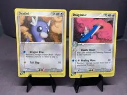 Pokemon TCG EX Dragon Lot of 2 Cards - Dratini & Dragonair - Non Holo VTG WOTC - Image 1