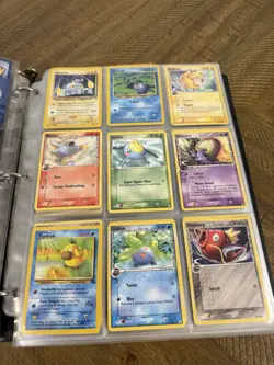 Vintage Pokemon Card Lot Binder Collection 355+ Cards Energy Trainer - Image 2