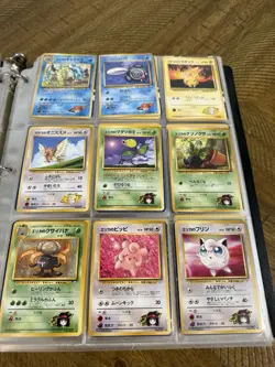 Vintage Pokemon Card Lot Binder Collection 355+ Cards Energy Trainer - Image 4