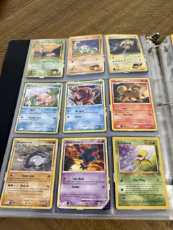 Vintage Pokemon Card Lot Binder Collection 355+ Cards Energy Trainer - Image 5
