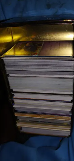 Mixed Trading Card Collection Yugioh Mtg Pokemon Anime Sports Storage Unit Find - Image 1