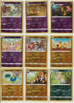 Pokemon SWORLD & SHIELD - 144 Card Lot - Reverse Holo SWSH - No Duplicates - Image 3