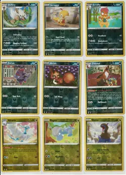 Pokemon SWORLD & SHIELD - 144 Card Lot - Reverse Holo SWSH - No Duplicates - Image 4
