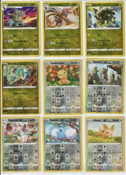 Pokemon SWORLD & SHIELD - 144 Card Lot - Reverse Holo SWSH - No Duplicates - Image 5